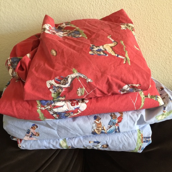 Pottery Barn Kids Bedding Football Baseball Sports Sheets Poshmark